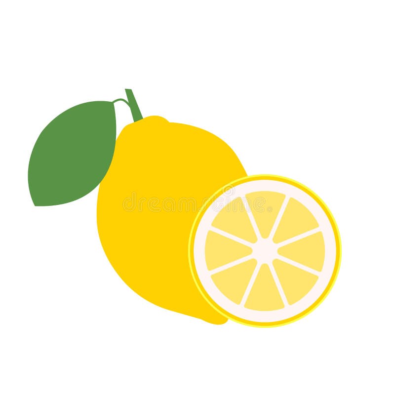 Fruits frais de citron, collection d'illustrations de vecteur - vecteur illustration libre de droits Fruits frais de citron, collection d'illustrations de vecteur - vecteur illustration libre de droits