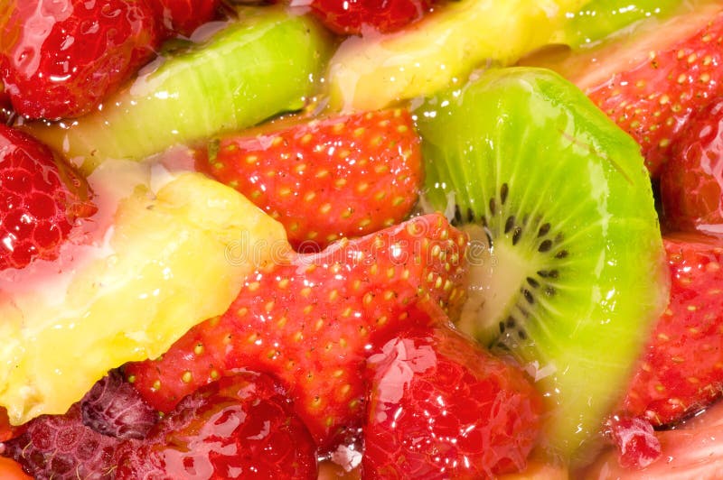 Fruits in gelatin stock image. Image of kiwi, bakery 15745215