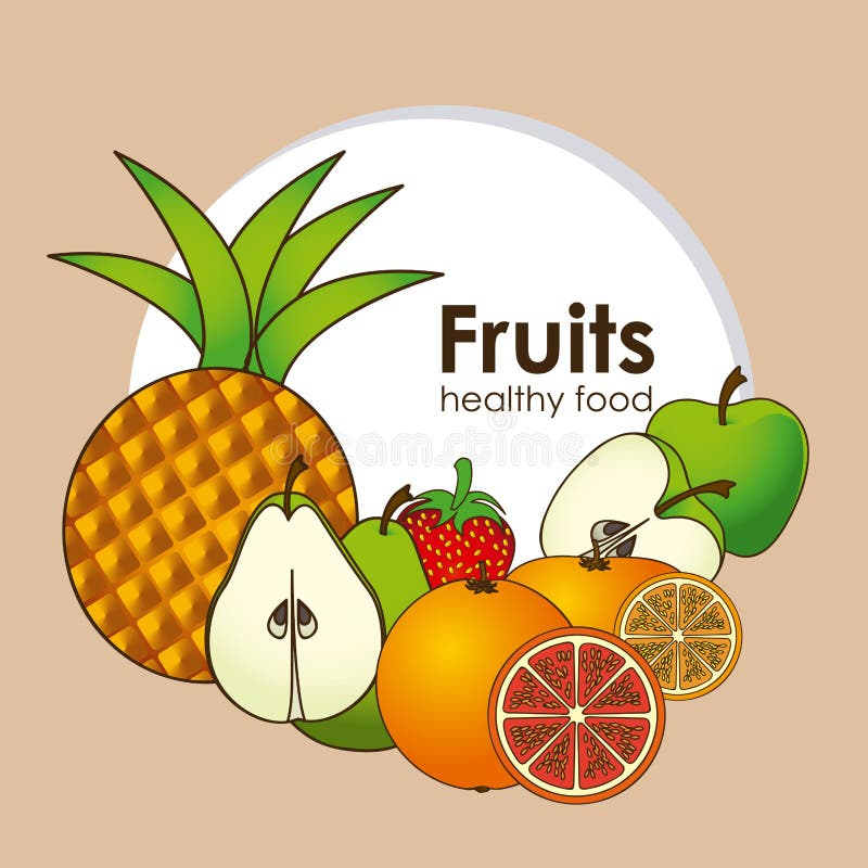 Fruits stock illustration