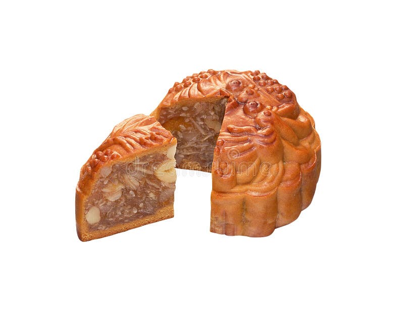 Fruits nut mixture moon cake