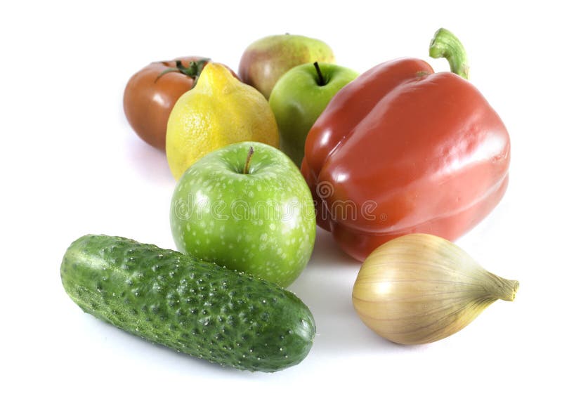 Fruits&Vegetables imagens de stock royalty free Fruits&Vegetables imagens de stock royalty free