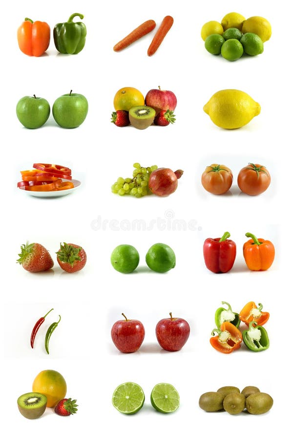 Fruits and vegetables