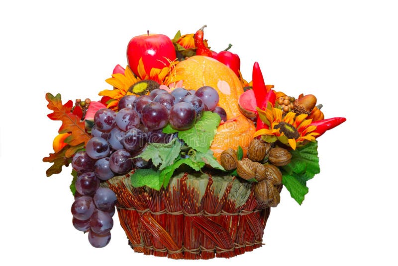 Fruits and vegetables basket