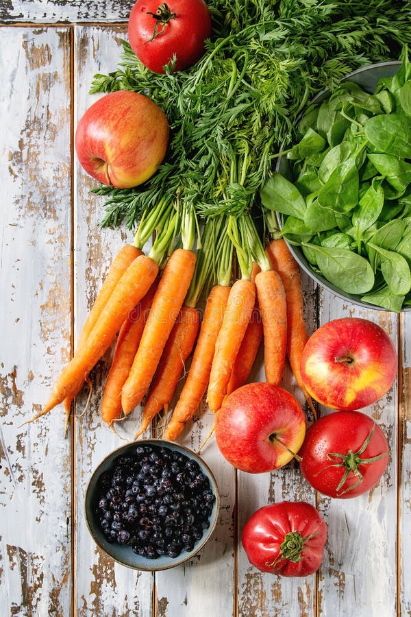 Fruits, vegetables and berries