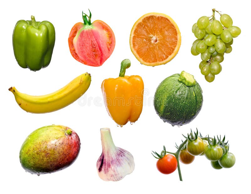 Fruits and vegetables mix stock photo. Image of lunch 3026452