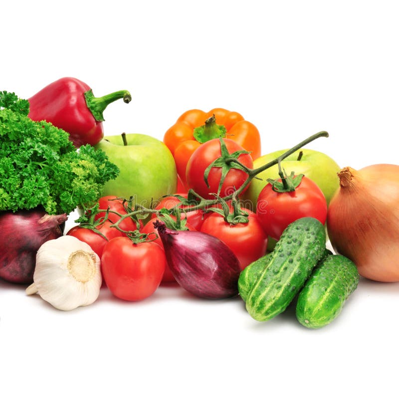 Fruits and vegetables stock image. Image of healthy, greengrocery