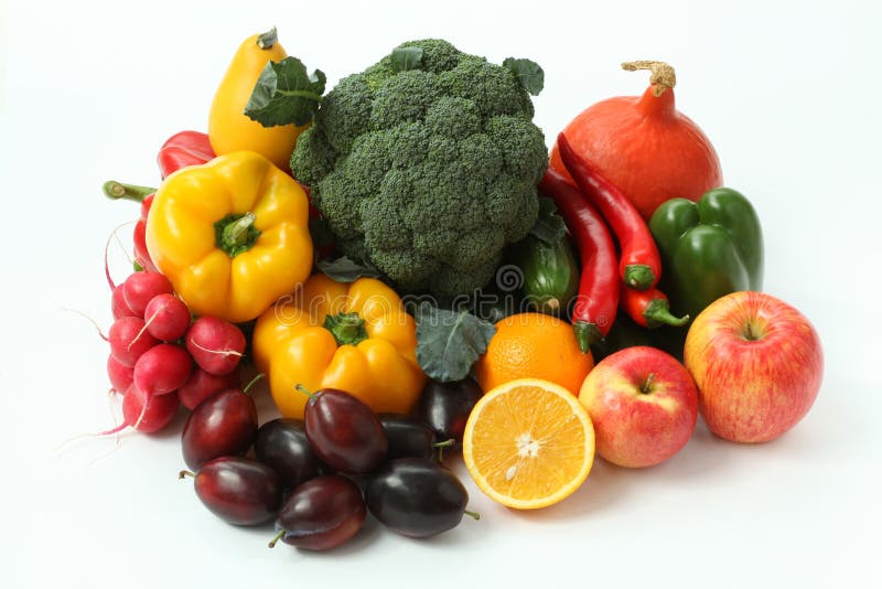 Fruits and veggies royalty free stock photos Fruits and veggies royalty free stock photos