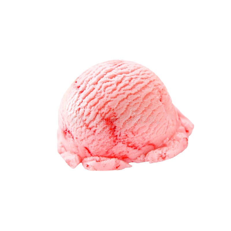 Fruity strawberry icecream dessert