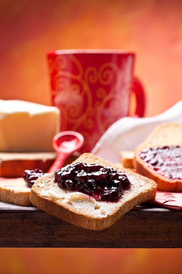 frukost arkivfoton