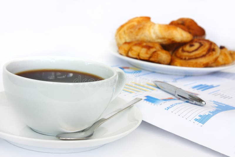 frukostaffärskaffe royaltyfria foton frukostaffärskaffe royaltyfria foton
