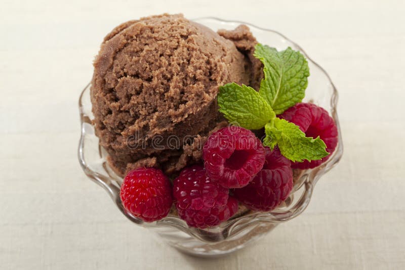 Frukt- chokladglass royaltyfri fotografi Frukt- chokladglass royaltyfri fotografi