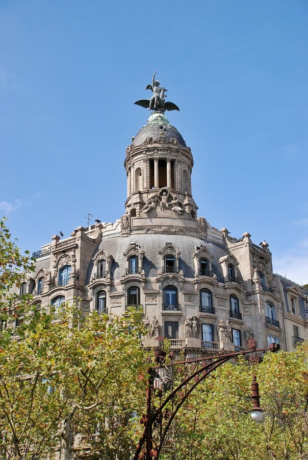 Frumoasa arhitectură din Barcelona, Spania royalty free stock images
