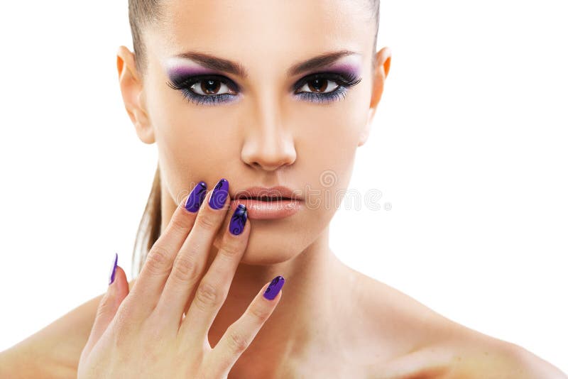 Frumoasă femeie aproape stock photos