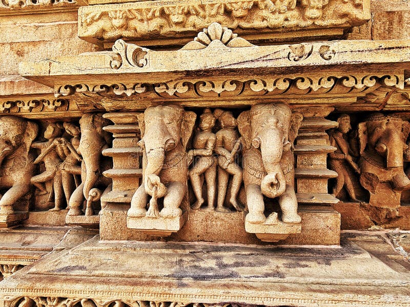 Frumos khajurao stock photography