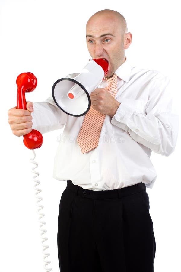 Download Frustrated businessperson stock image. Image of yells - 2931789
