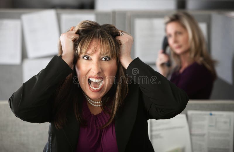 Frustrated Office Worker stock photos Frustrated Office Worker stock photos