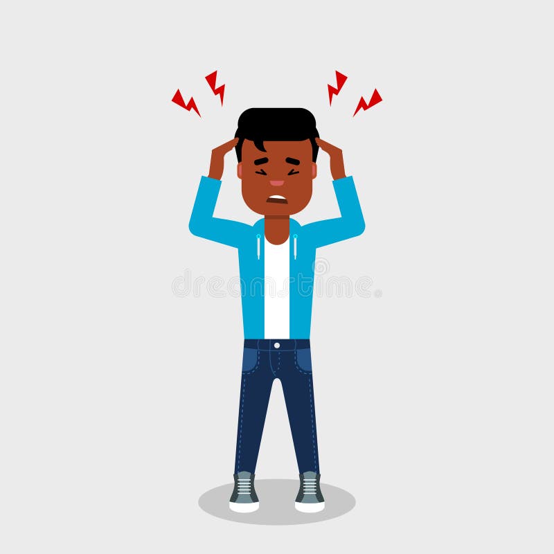 Worried Guy Cartoon
