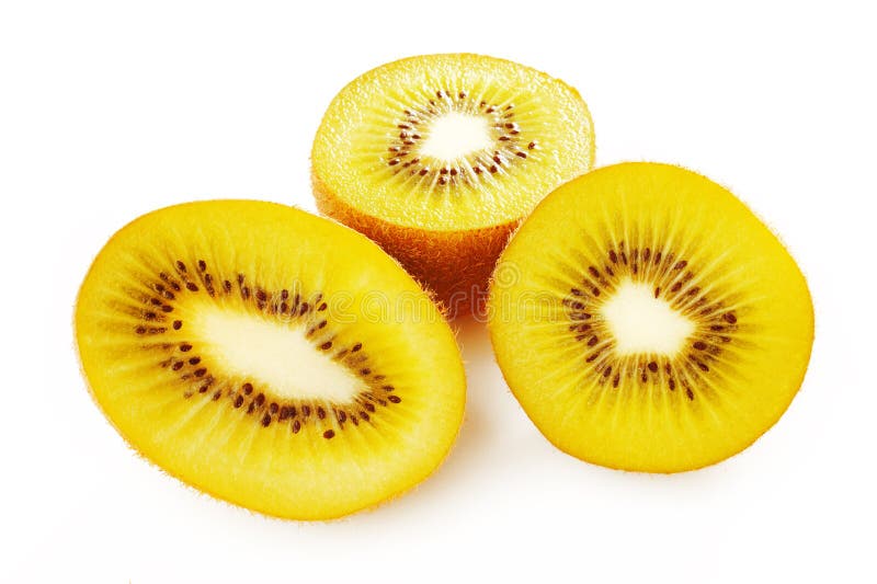 Fruta de kiwi del oro fotografía de archivo libre de regalías Fruta de kiwi del oro fotografía de archivo libre de regalías