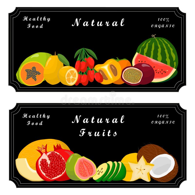 Fruta del logotipo ilustración del vector Fruta del logotipo ilustración del vector