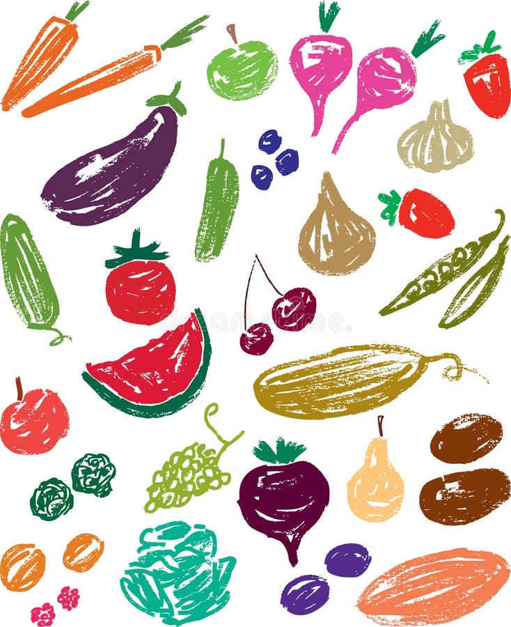 Fruta y verdura libre illustration Fruta y verdura libre illustration