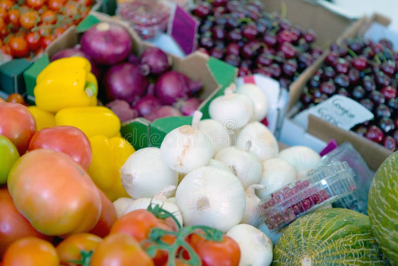 Frutas e verdura imagem de stock royalty free