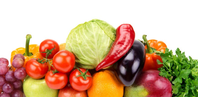 Frutas y verduras imagen de archivo libre de regalías Frutas y verduras imagen de archivo libre de regalías