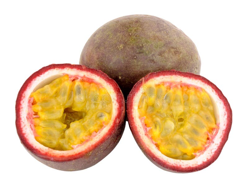 Fruto de paixão maduro fresco fotos de stock