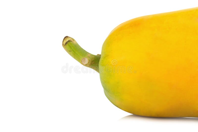 Frutta della papaia parte posteriore del primo piano Arancia di colore Asiatico Isolato fotografia stock Frutta della papaia parte posteriore del primo piano Arancia di colore Asiatico Isolato fotografia stock