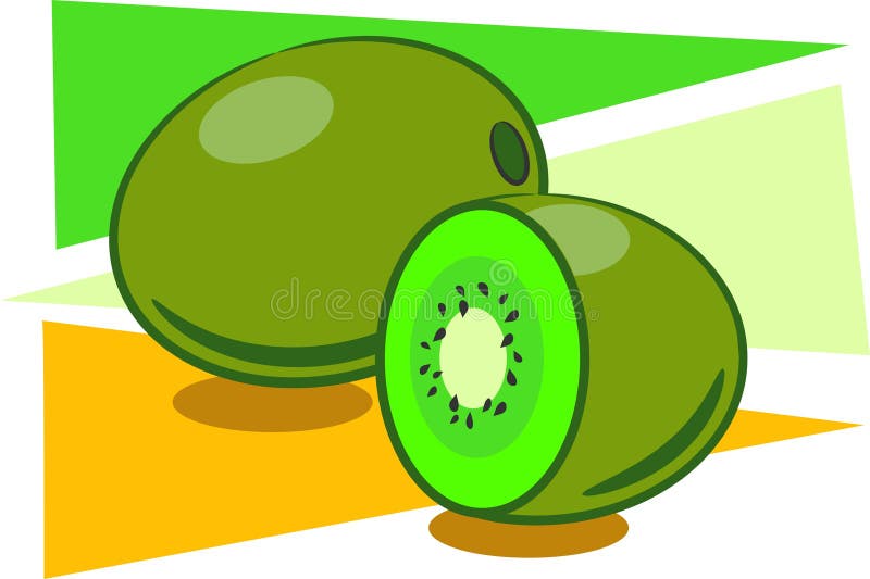 Frutta di Kiwi illustrazione di stock