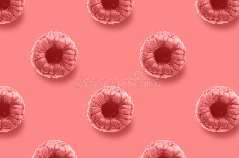 Frutta vivida con lampone fresco su fondo colorato fotografia stock