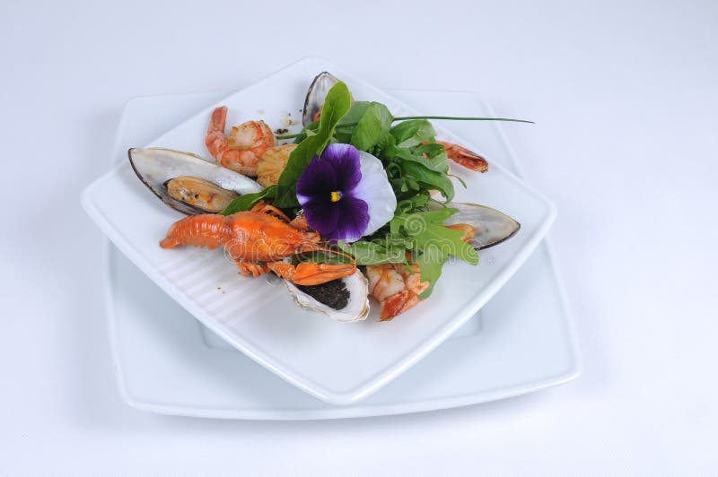 Frutti di mare, mussels crayfish