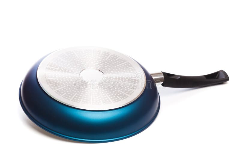 Fry Pan Ceramic Coating in White Background Stock Photo Image of