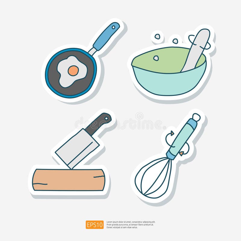 Whisk for Cooking. Whipping Up Food. Kitchen Utensils. Tool for Blend  Ingredient. Flat Cartoon Stock Vector - Illustration of white, stainless:  233107556