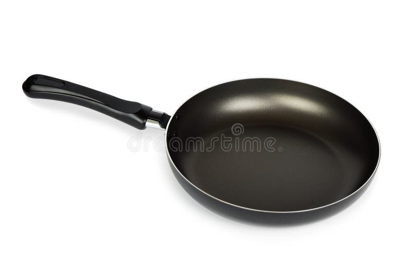 Frying pan, isolated on white background. Frying pan stock images, royalty-free photos and pictures