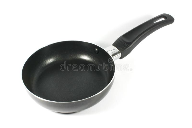 Frying Pan Cooking Utensil Isolated on a White Background. Frying pan stock images, royalty-free photos and pictures
