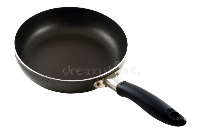 Download Frying Pan stock image. Image of coated, background, dirty - 5852601