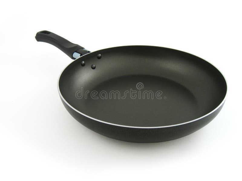 Frying pan, isolated and white background. Frying pan stock images, royalty-free photos and pictures