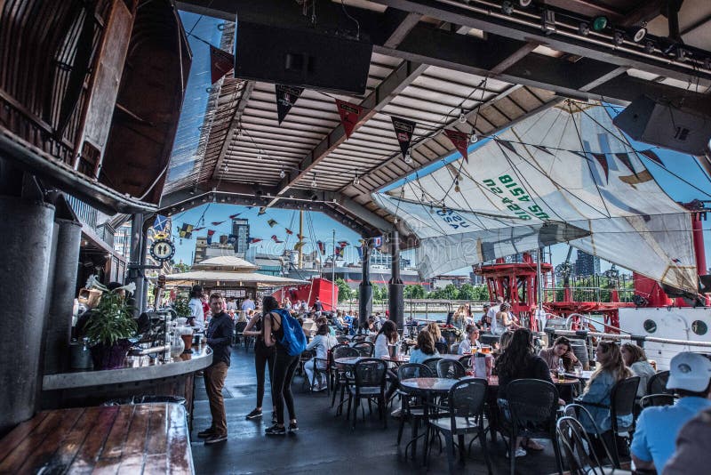 Frying Pan NYC editorial photography. Image of river 93363962