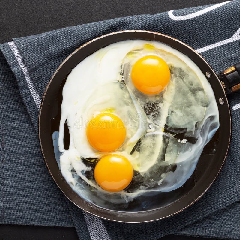 Frying Pan, Sunny Side, Breakfast, Scrambled Egg, Cast Iron, Over Easy