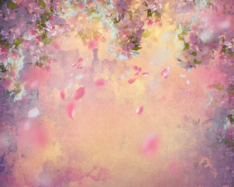 Frühling Cherry Blossom Painting