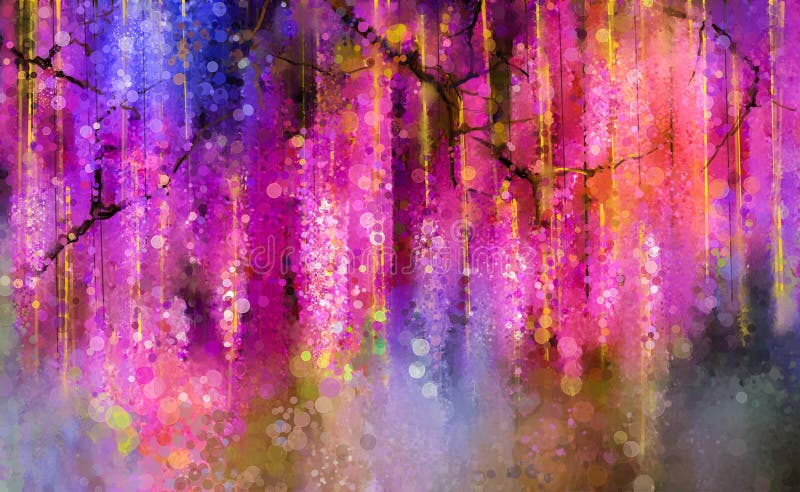 Frühlingspurpur blüht Glyzinie Adobe Photoshop für Korrekturen lizenzfreie abbildung Frühlingspurpur blüht Glyzinie Adobe Photoshop für Korrekturen lizenzfreie abbildung