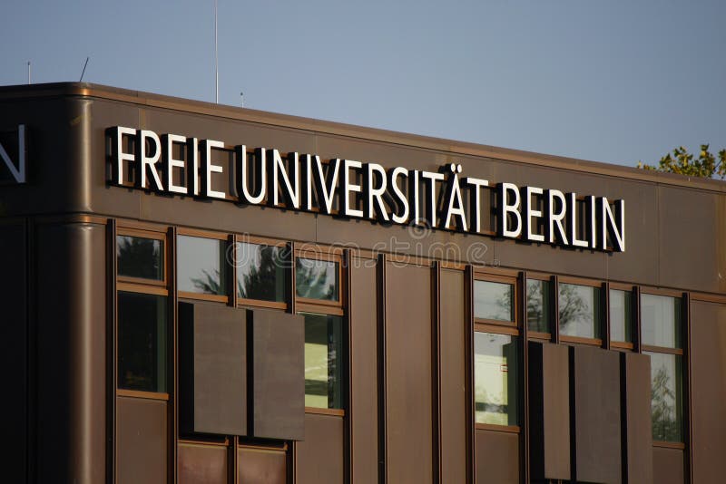 FU Berlin editorial photography. Image of rusty, universitat - 52011132