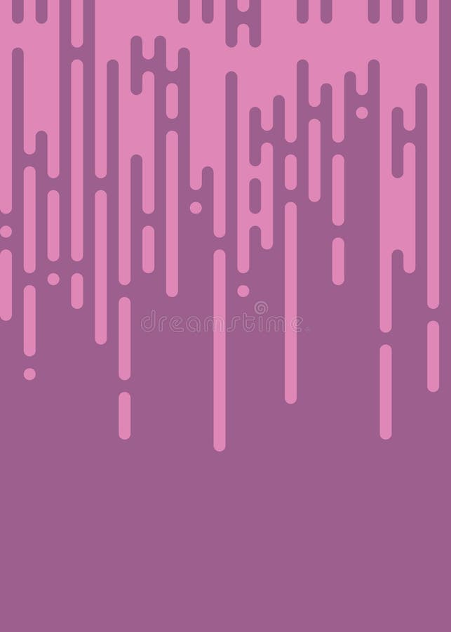 Fuchsia Pink Color Abstract Rounded Color Lines Halftone Transition Background Illustration