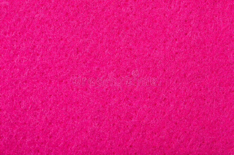 Close Up on Pink Felt Texture As a Background. Stock Photo Image of