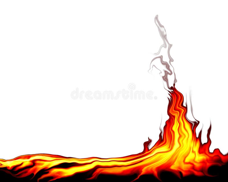 Fuego salvaje ilustración del vector Fuego salvaje ilustración del vector