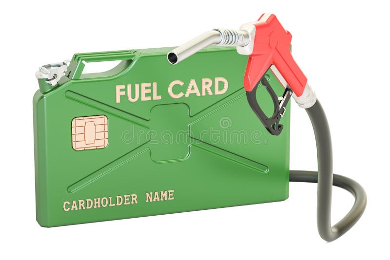 Fuel Card Concept, 3D Rendering Stock Illustration Illustration of