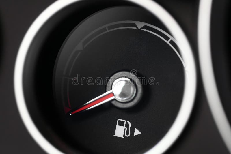 Fuel gauge stock photo. Image of consumption, level, drive 36575514