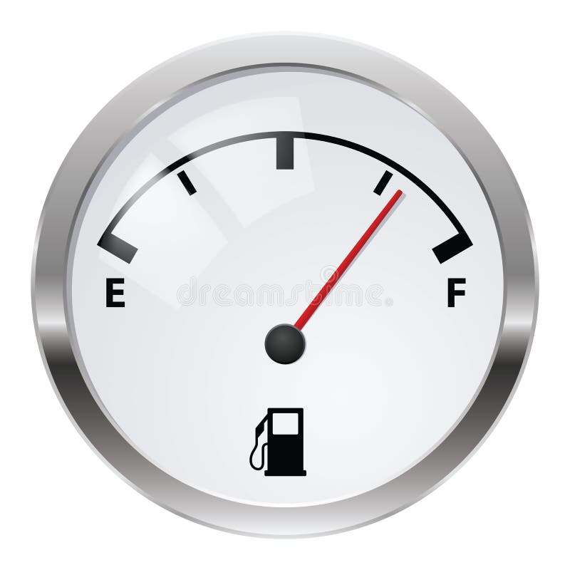 Fuel indicator vector illustration