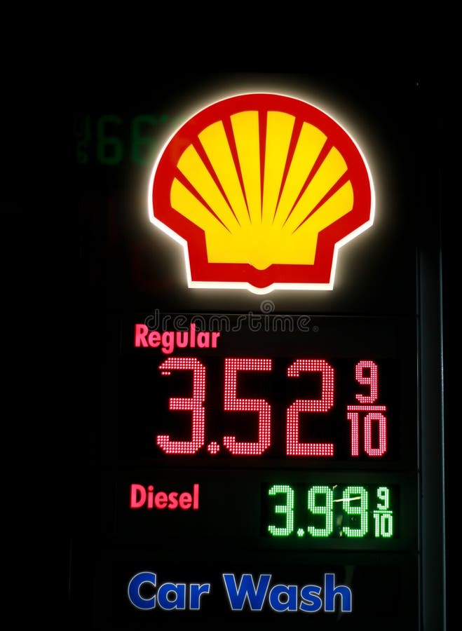 Unleaded gas price stock image. Image of prices, mart 24551135
