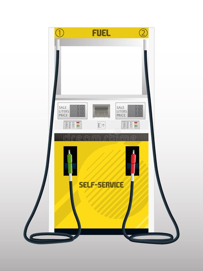 Fuel Pump Self Service stock vector. Illustration of gasoline 82920247
